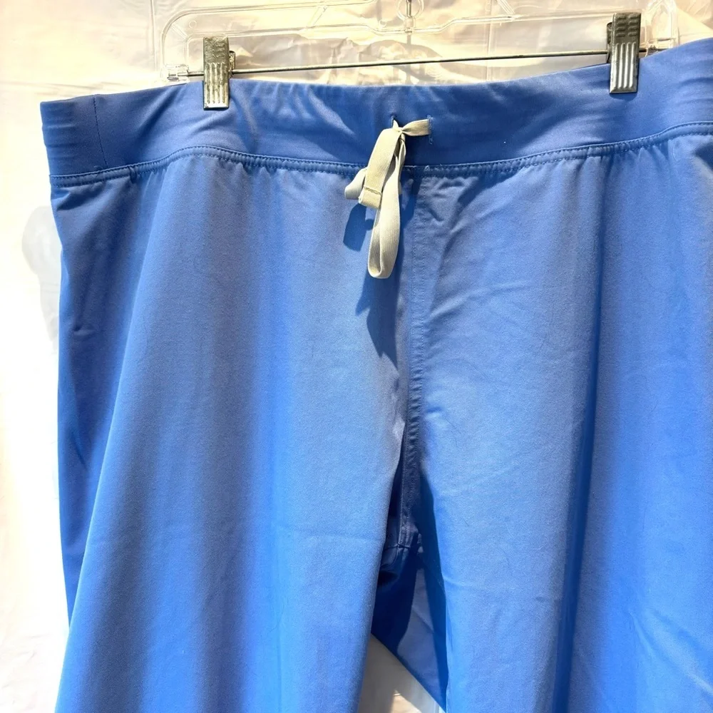 Figs Livingston basic scrub pants bottoms blue SZ XL NWOT